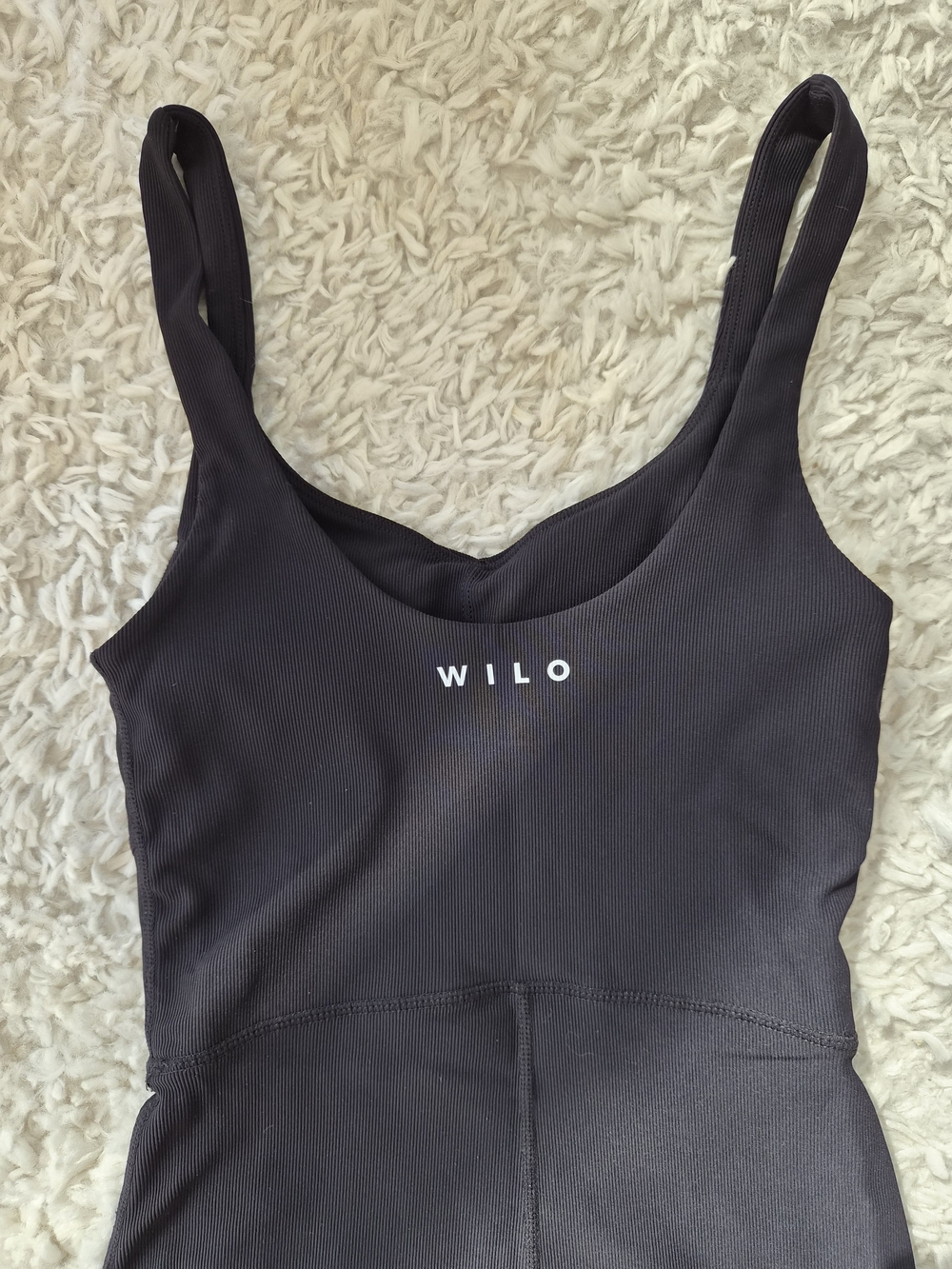 Black Sleeveless Flared Jumpsuit - Picture 12 of 15